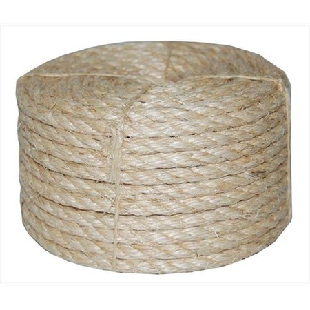 T.W. EVANS CORDAGE CO INC T.W. Evans Cordage 23-410 .375 in. x 100 ft. Twisted Sisal Rope 23-410